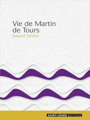 cover image of Vie de Martin de Tours